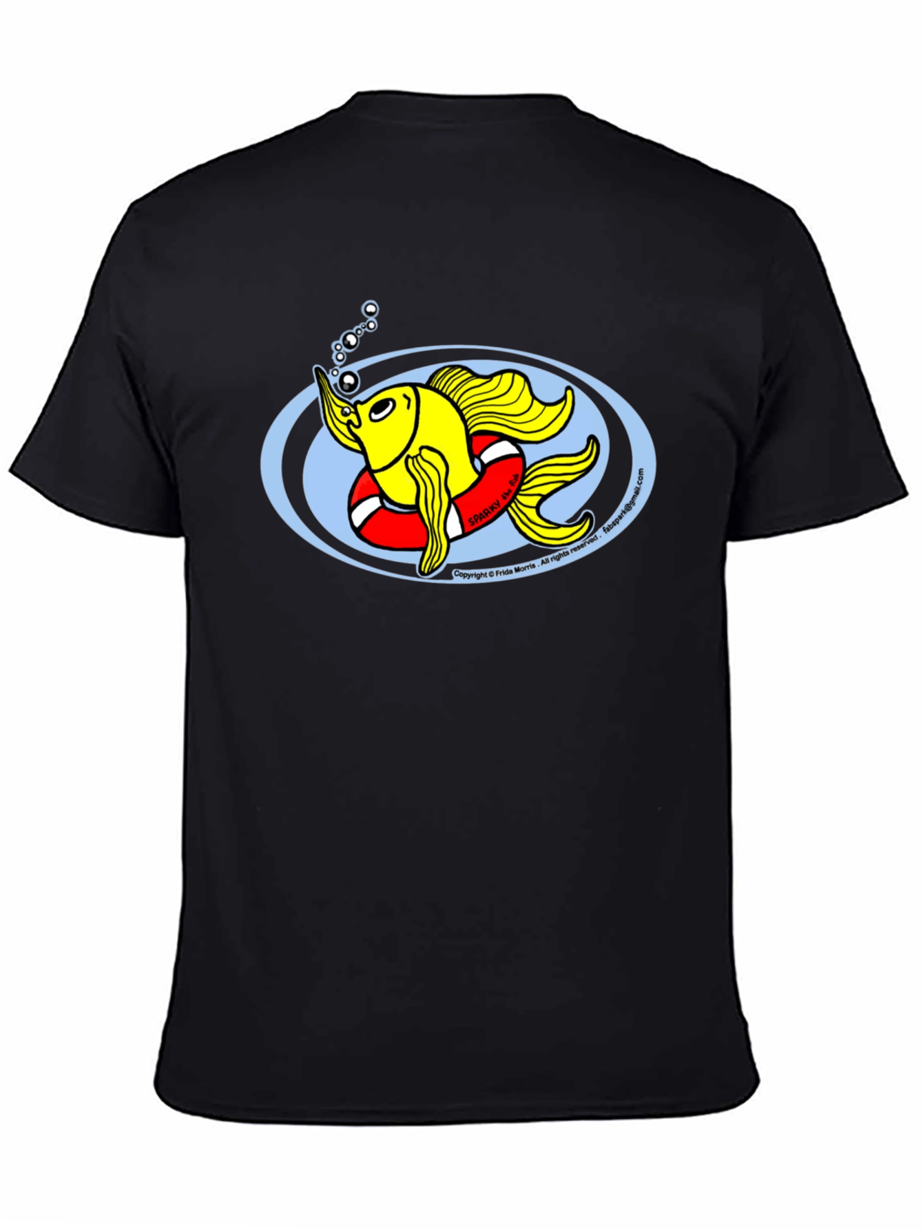 Sparky the Sea Fish Graphic T-Shirt