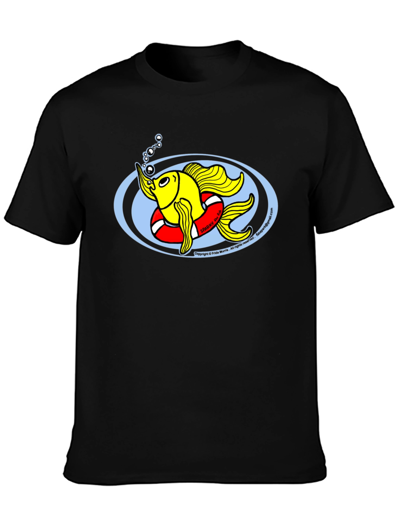 Sparky the Sea Fish Graphic T-Shirt