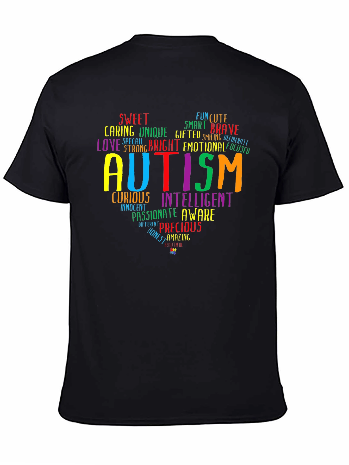 Autism Awareness Heart T-Shirt