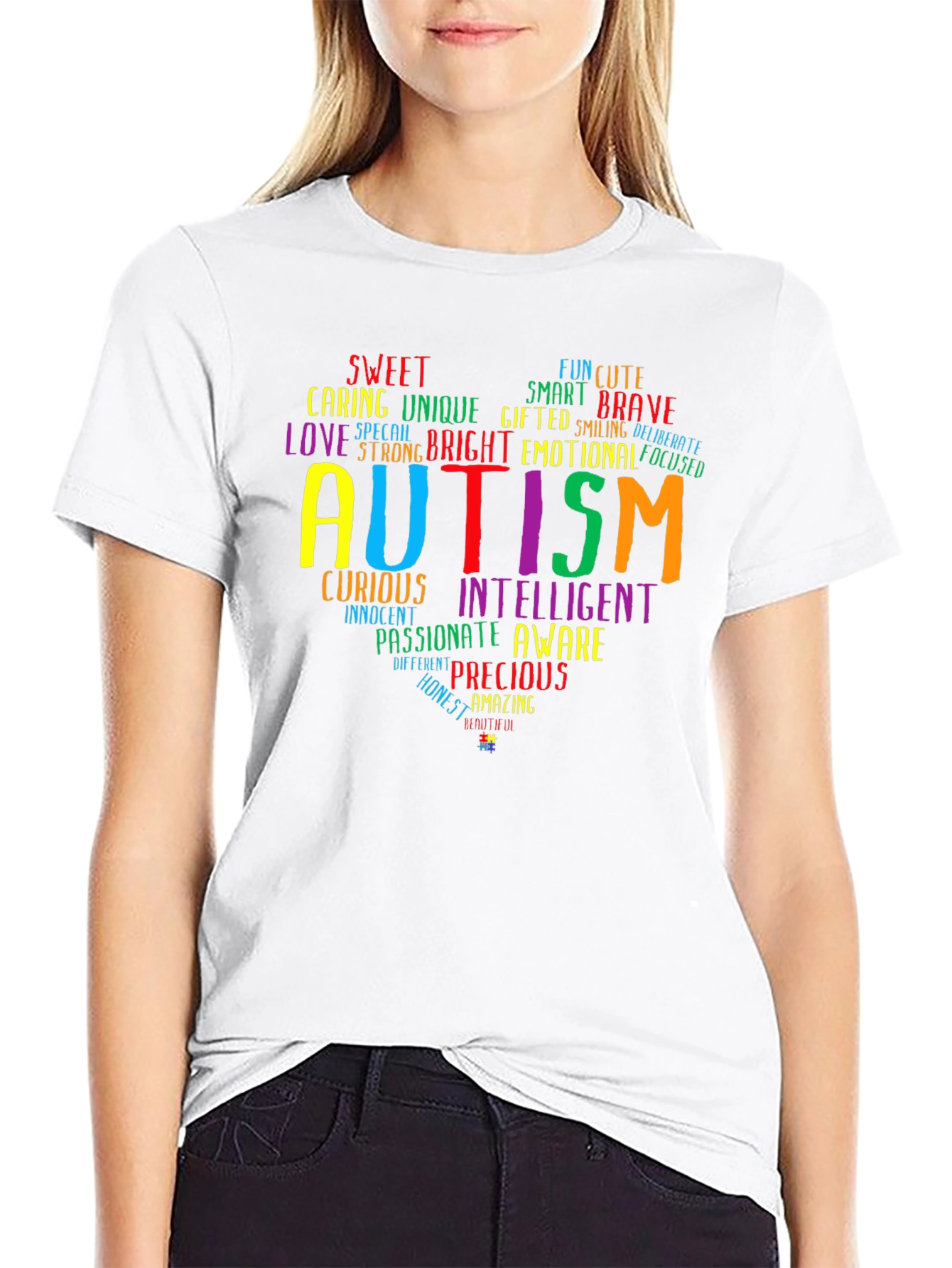 Autism Awareness Heart T-Shirt