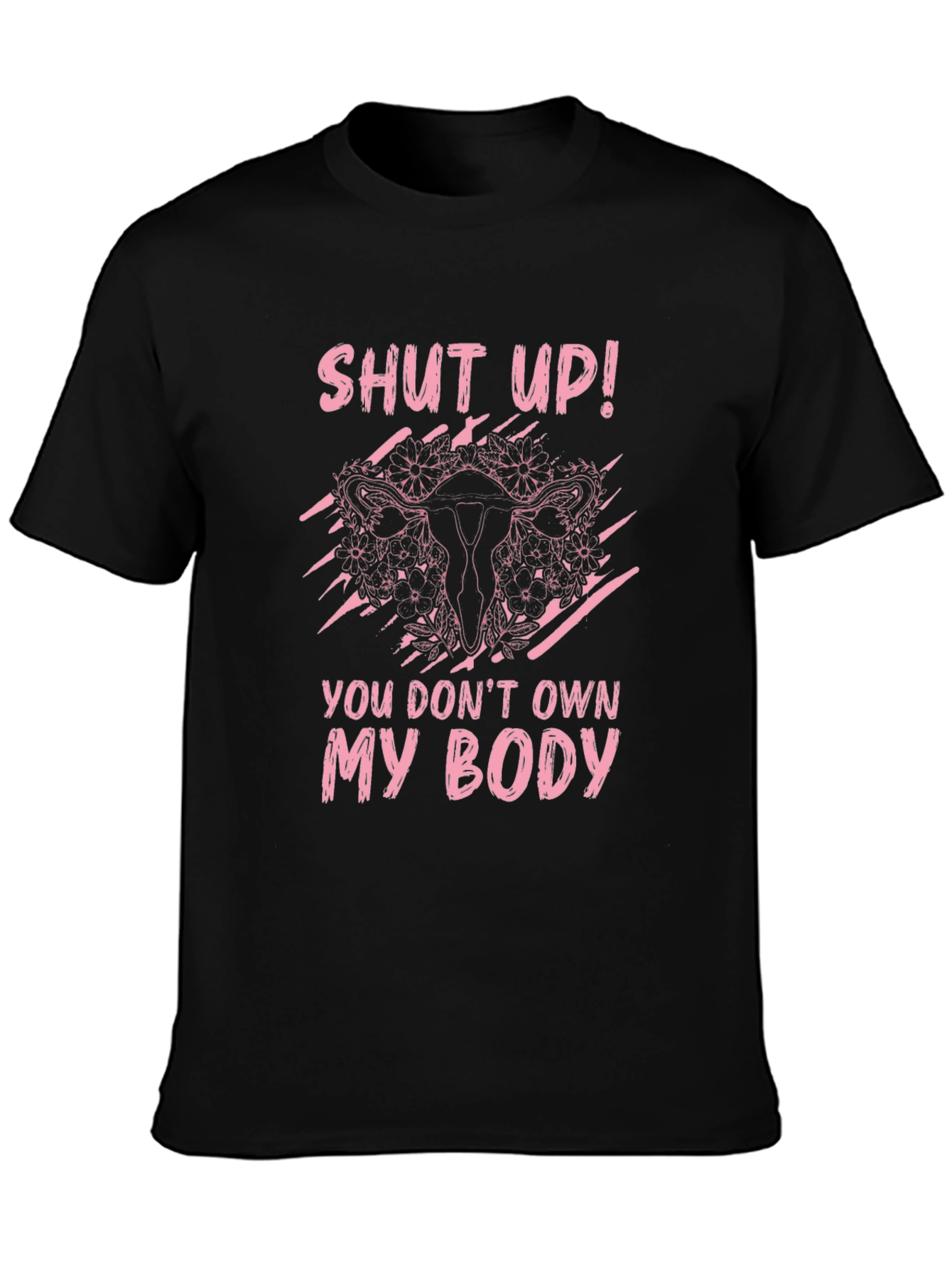 Feminist Uterus Graphic T-Shirt - Pro Choice Tee