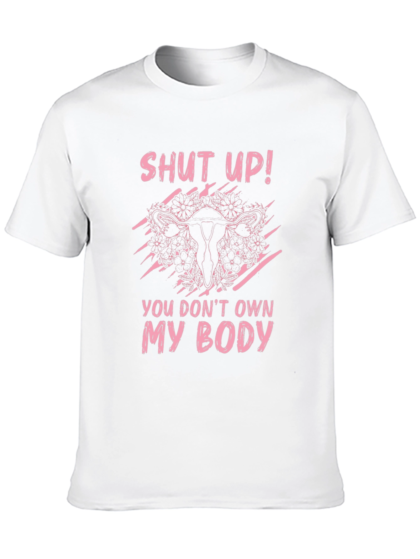 Feminist Uterus Graphic T-Shirt - Pro Choice Tee