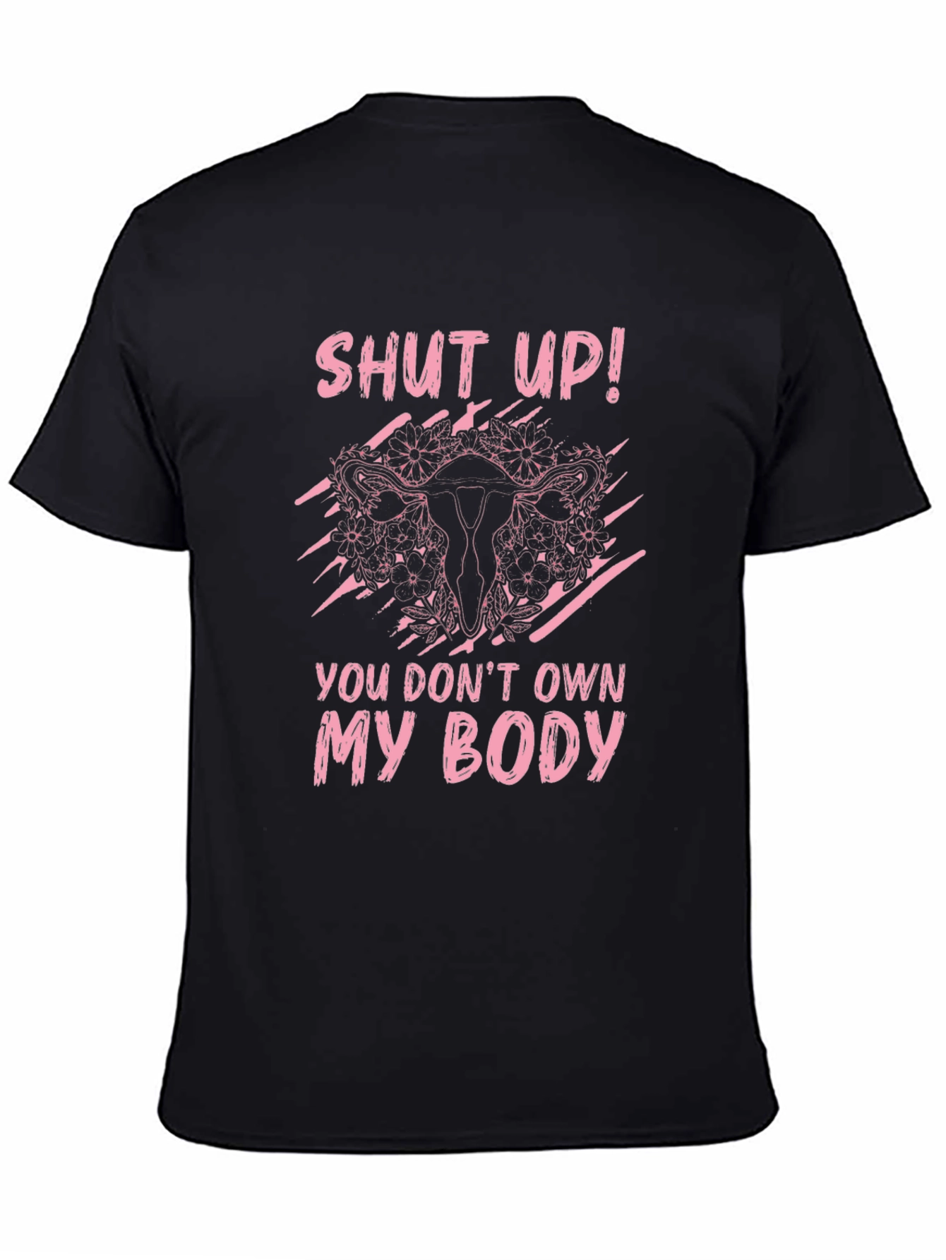 Feminist Uterus Graphic T-Shirt - Pro Choice Tee