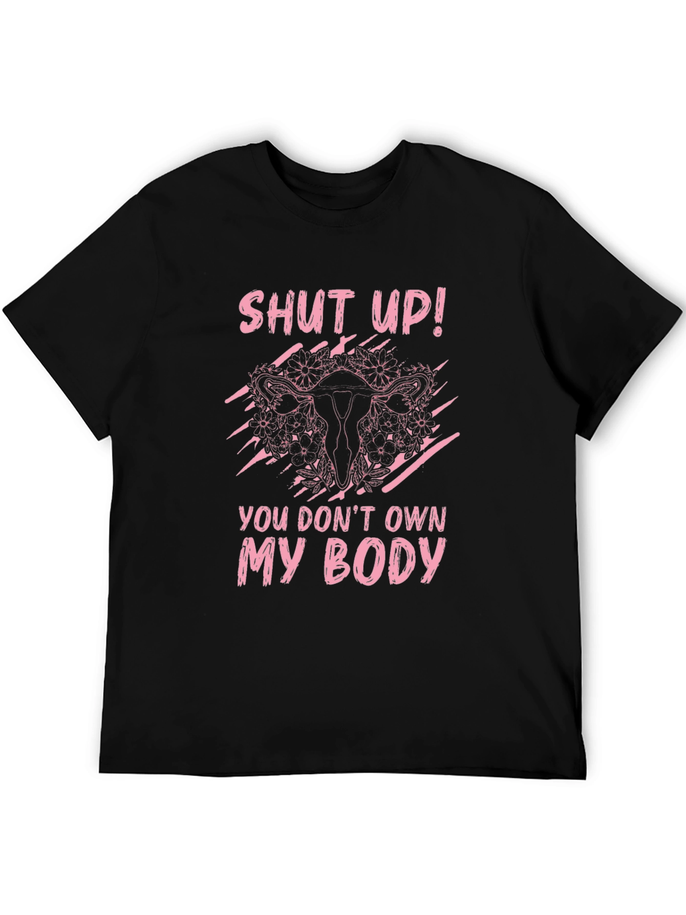 Feminist Uterus Graphic T-Shirt - Pro Choice Tee