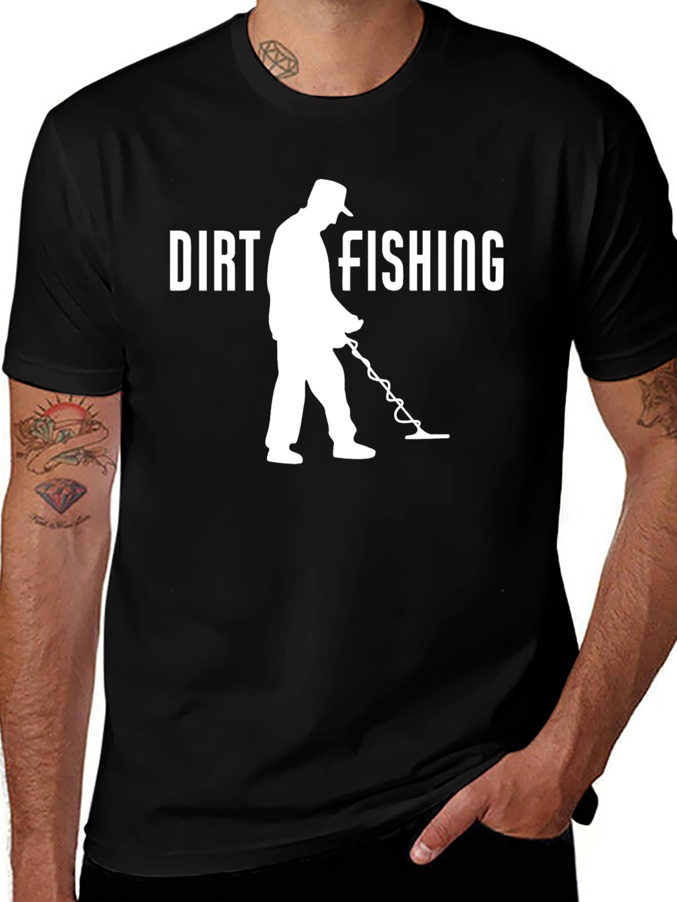Dirt Fishing Metal Detecting T-Shirt