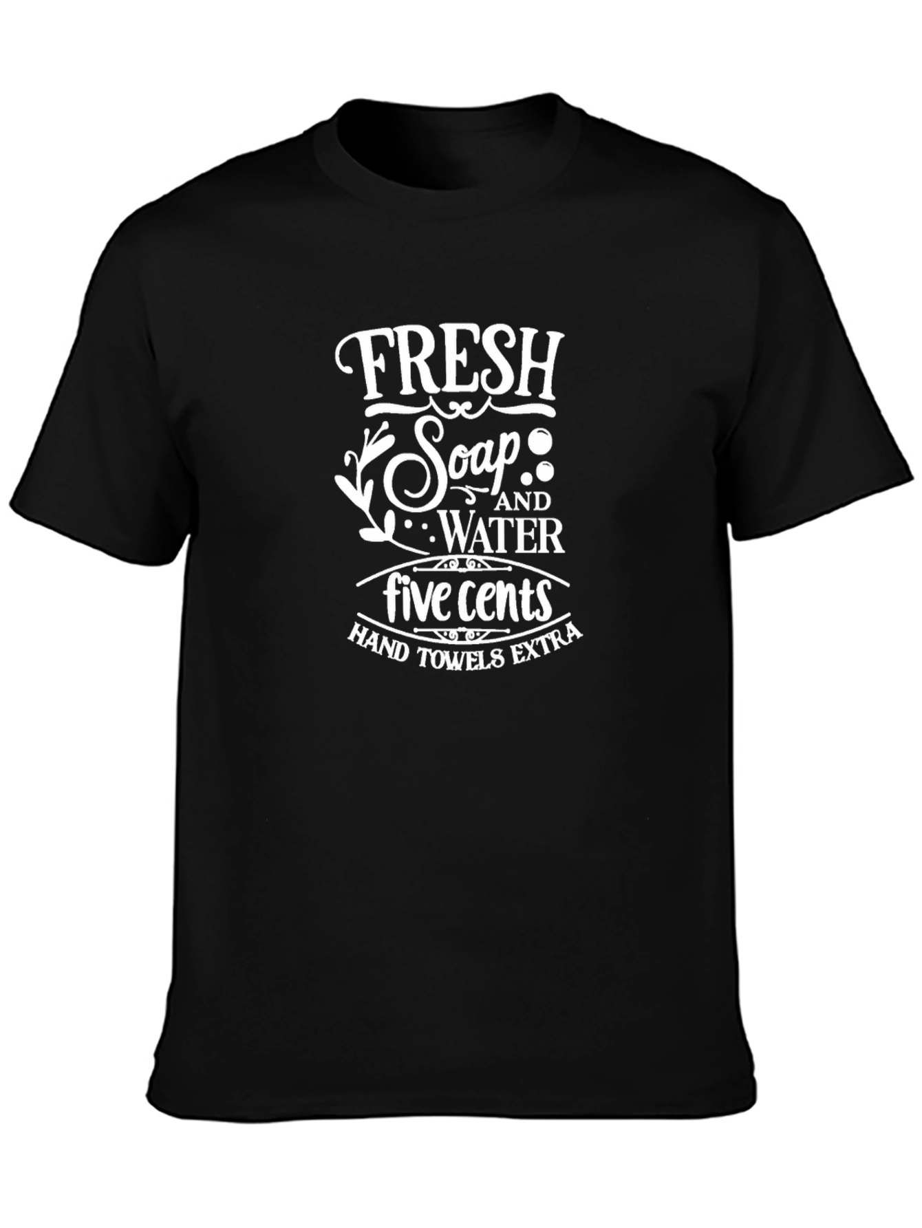 Fresh Soap & Water Graphic Tee - Novelty T-Shirt