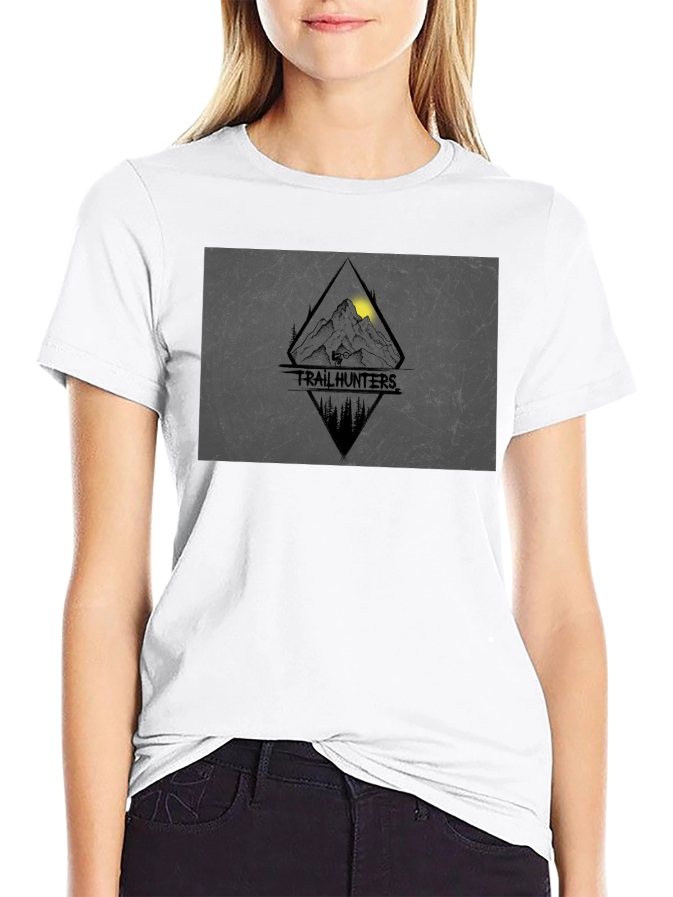 Trail Hunters Graphic Tee - Mountain Biking Adventure