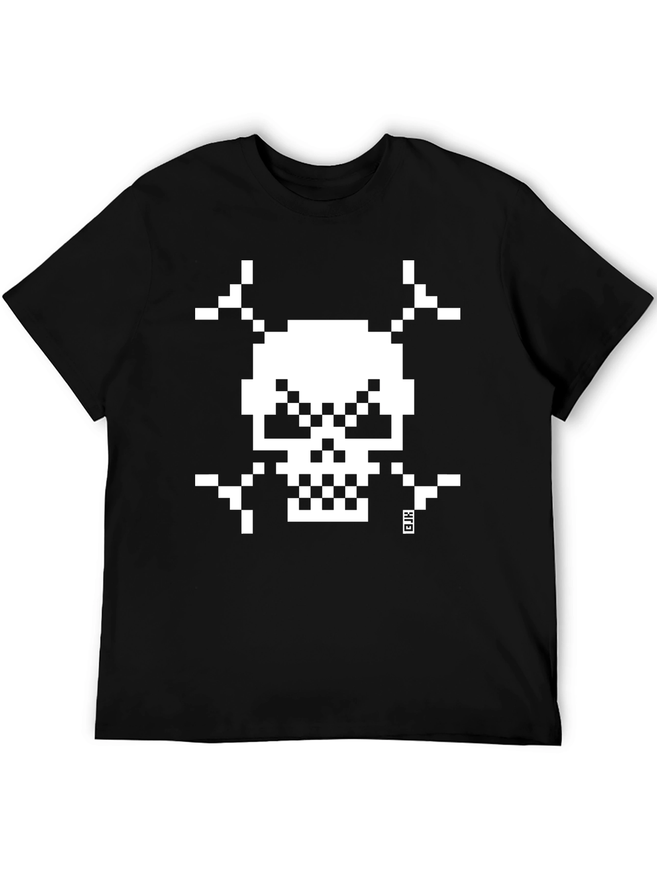 Pixel Skull T-Shirt - Retro Gaming Style