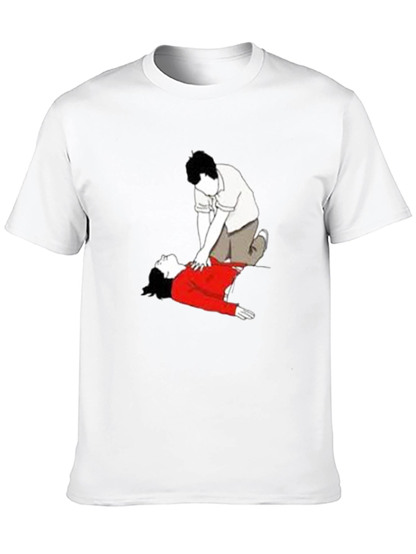 CPR Graphic T-Shirt - Black Crew Neck Tee