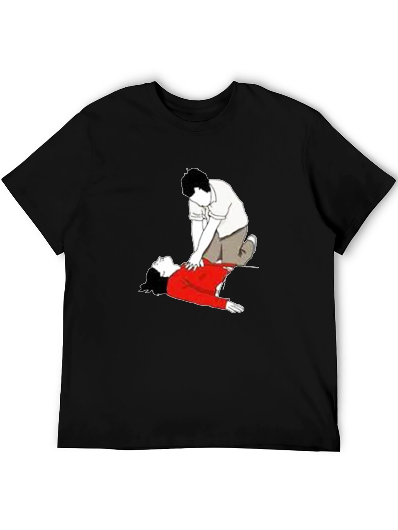 CPR Graphic T-Shirt - Black Crew Neck Tee