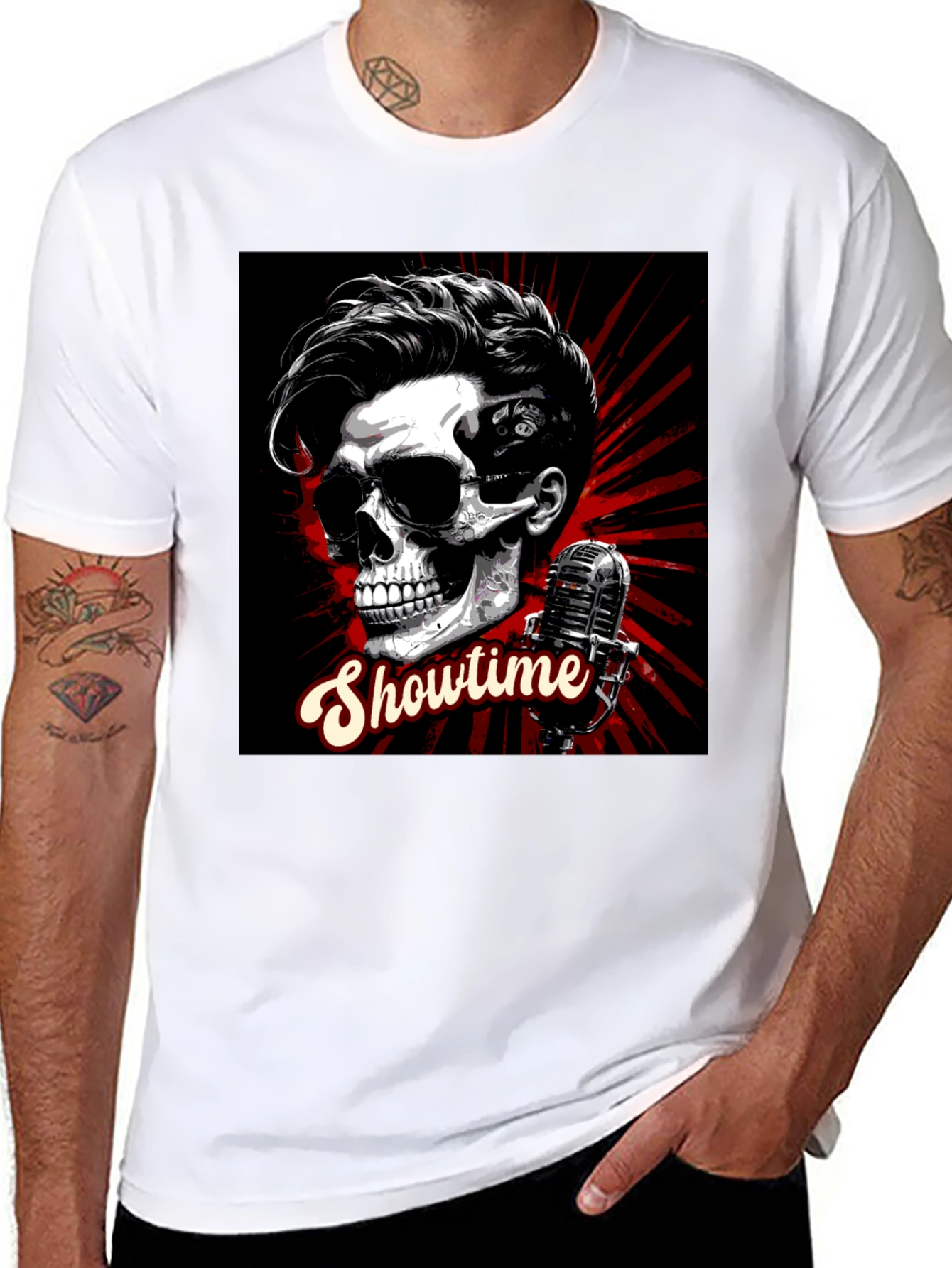 Showtime Skull Graphic Tee