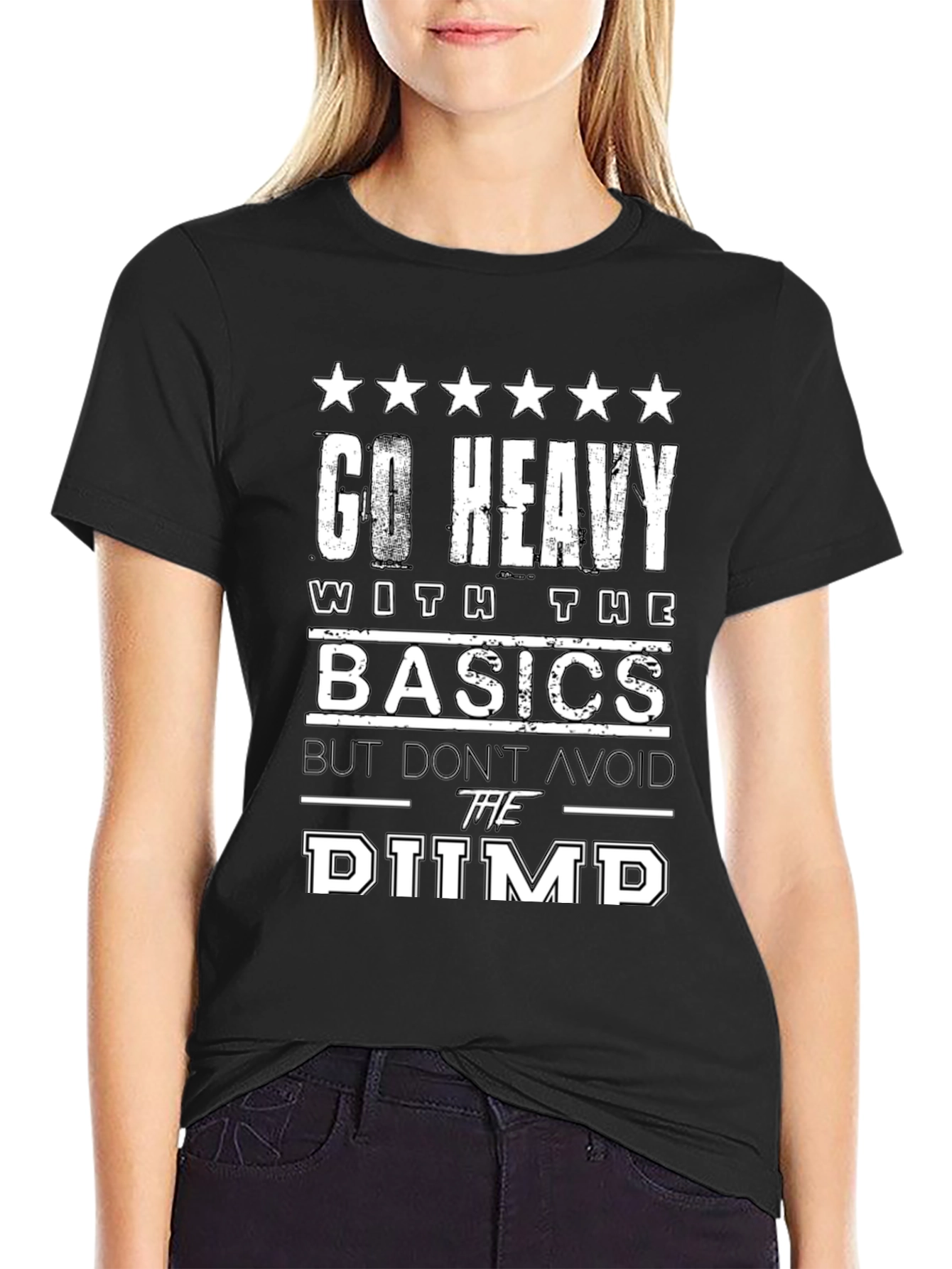 Go Heavy With The Basics Graphic T-Shirt