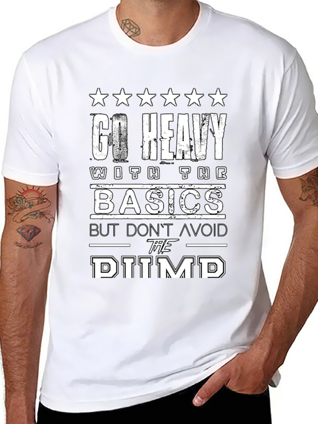 Go Heavy With The Basics Graphic T-Shirt