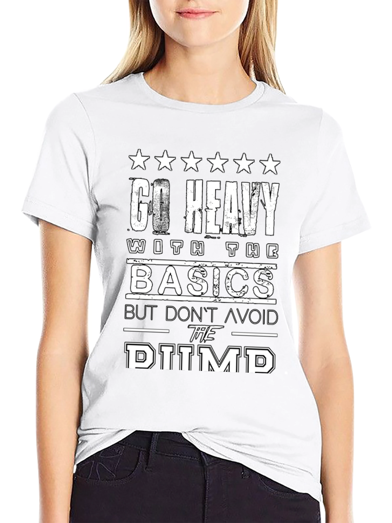 Go Heavy With The Basics Graphic T-Shirt