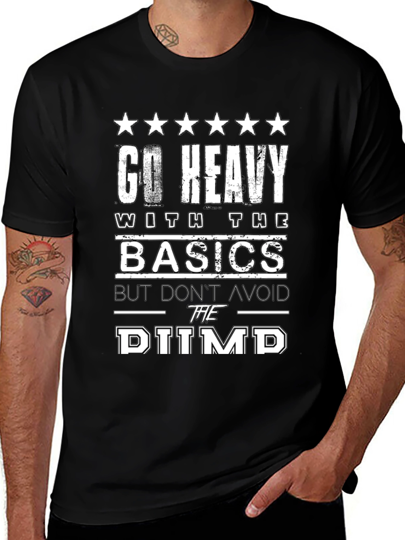 Go Heavy With The Basics Graphic T-Shirt
