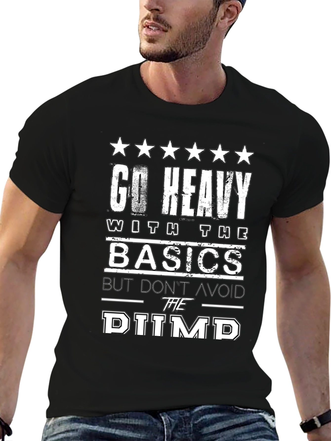 Go Heavy With The Basics Graphic T-Shirt