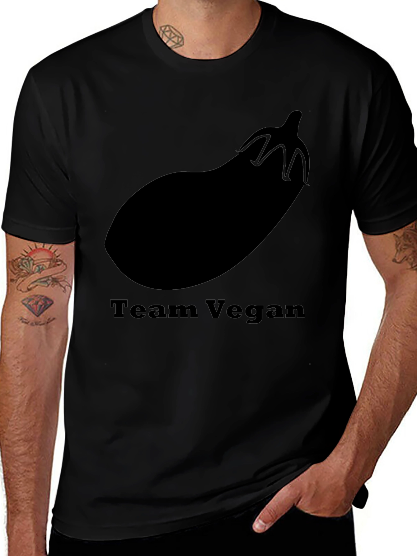 Vegan Eggplant T-Shirt