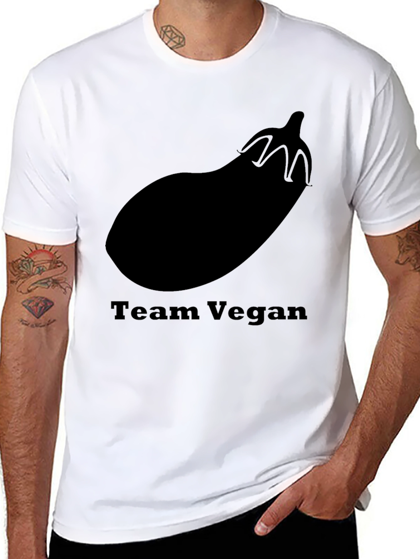 Vegan Eggplant T-Shirt