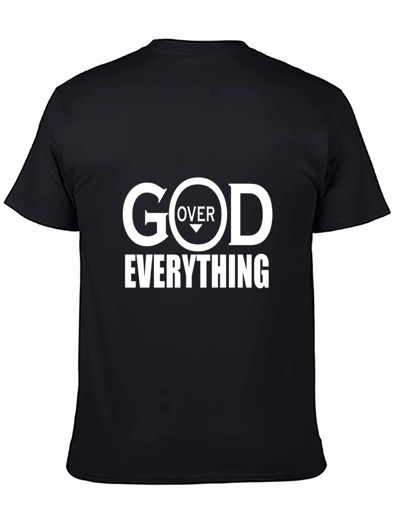 God Over Everything Black T-Shirt