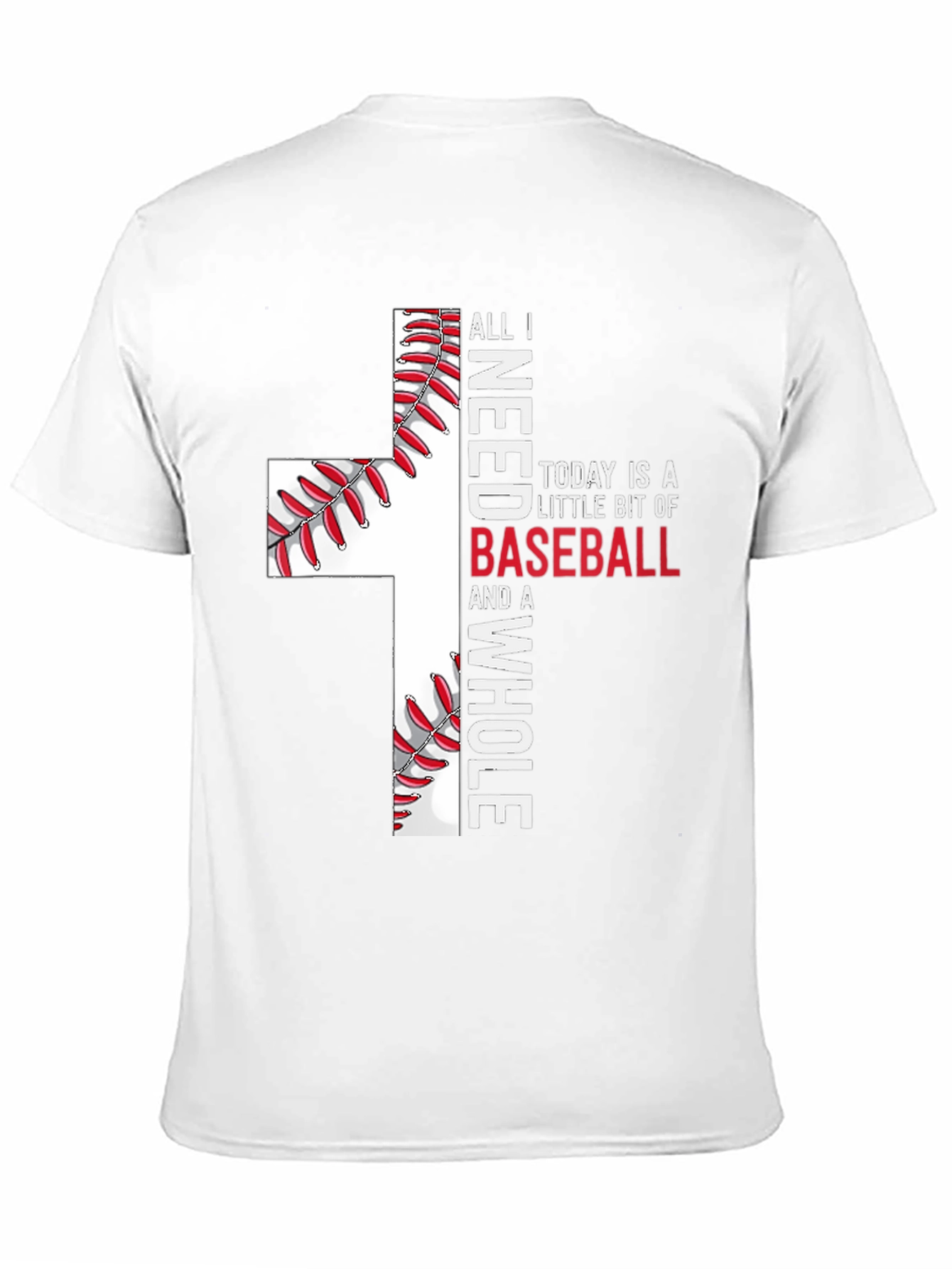 Baseball Cross Graphic T-Shirt