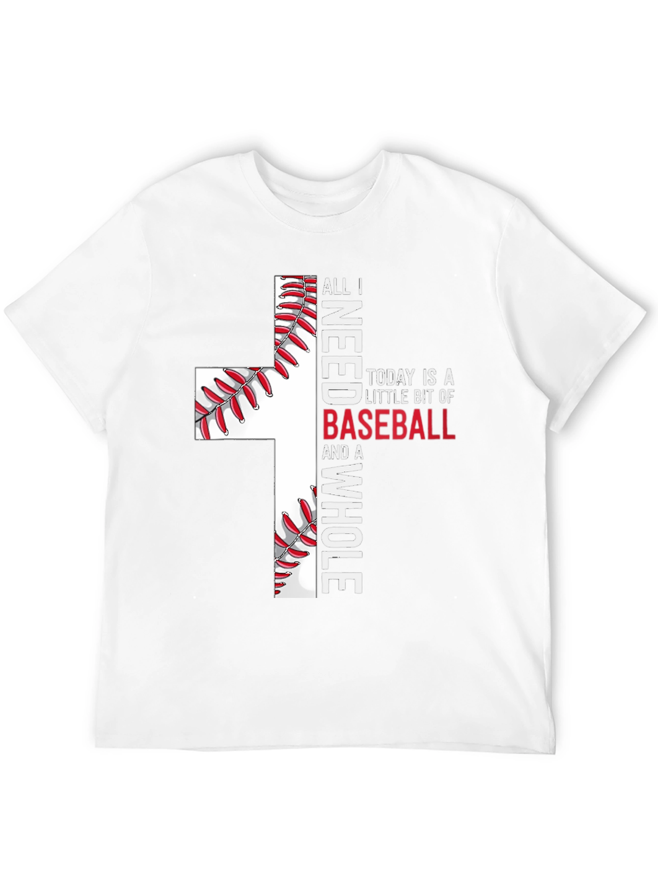 Baseball Cross Graphic T-Shirt