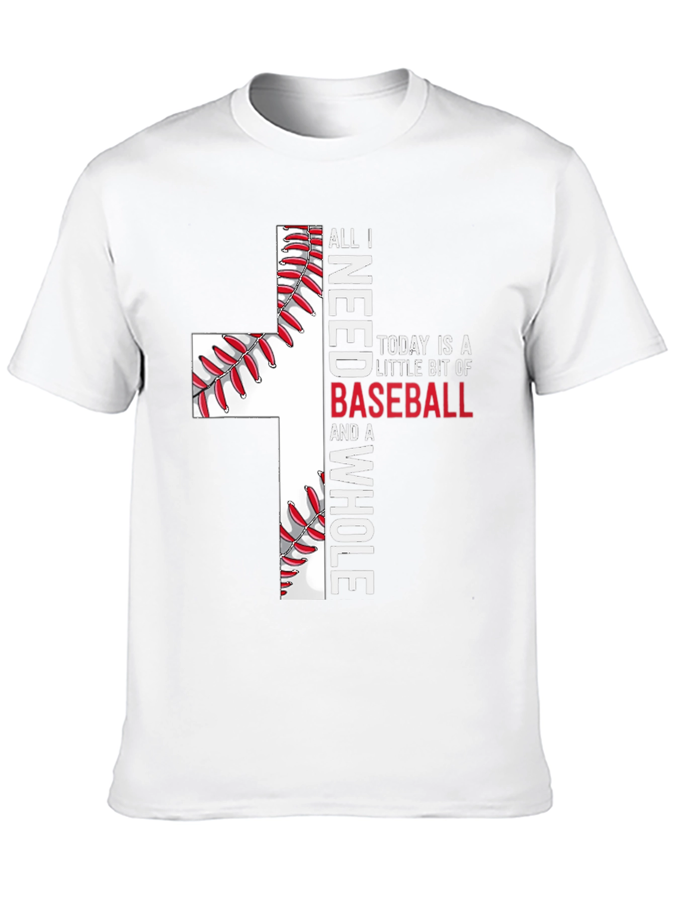 Baseball Cross Graphic T-Shirt
