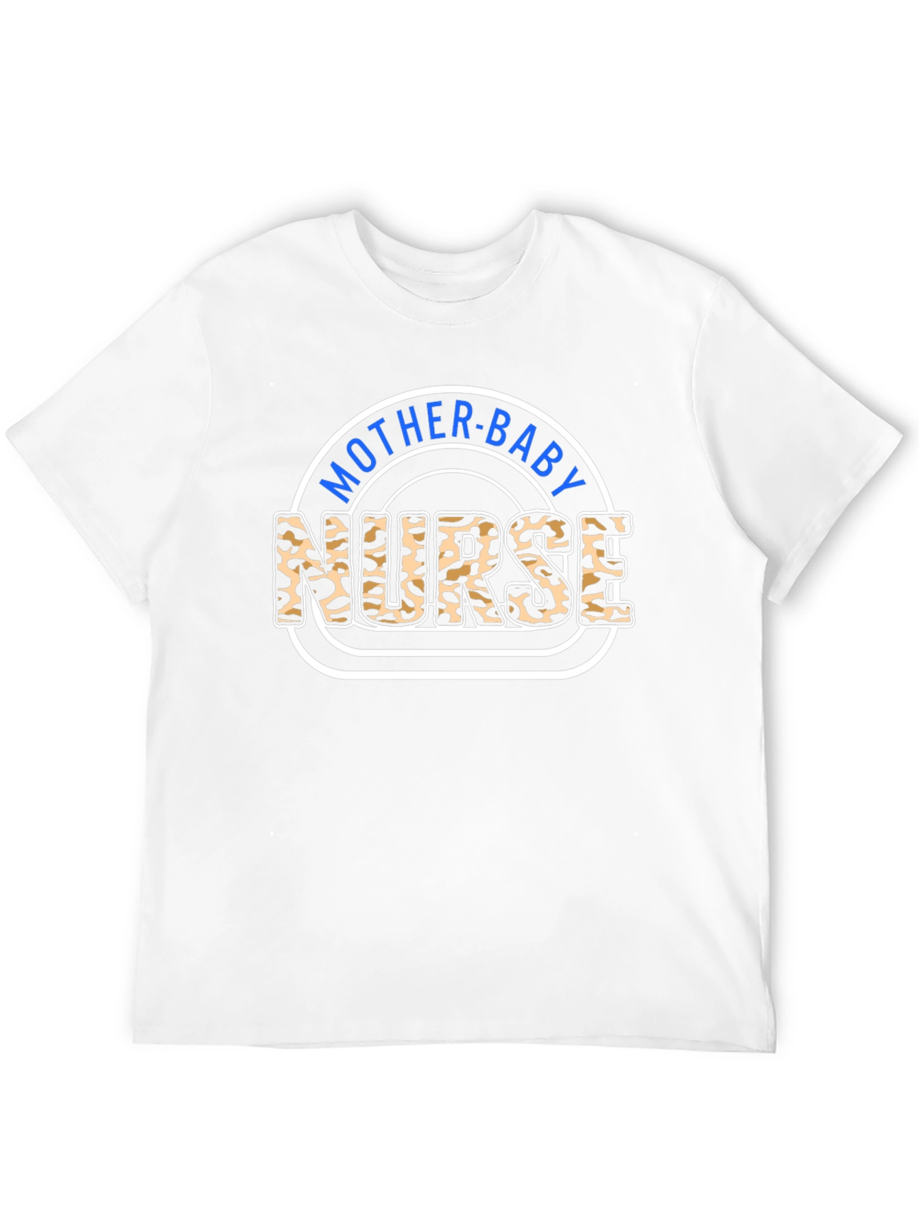 Mother-Baby Nurse Leopard Print T-Shirt