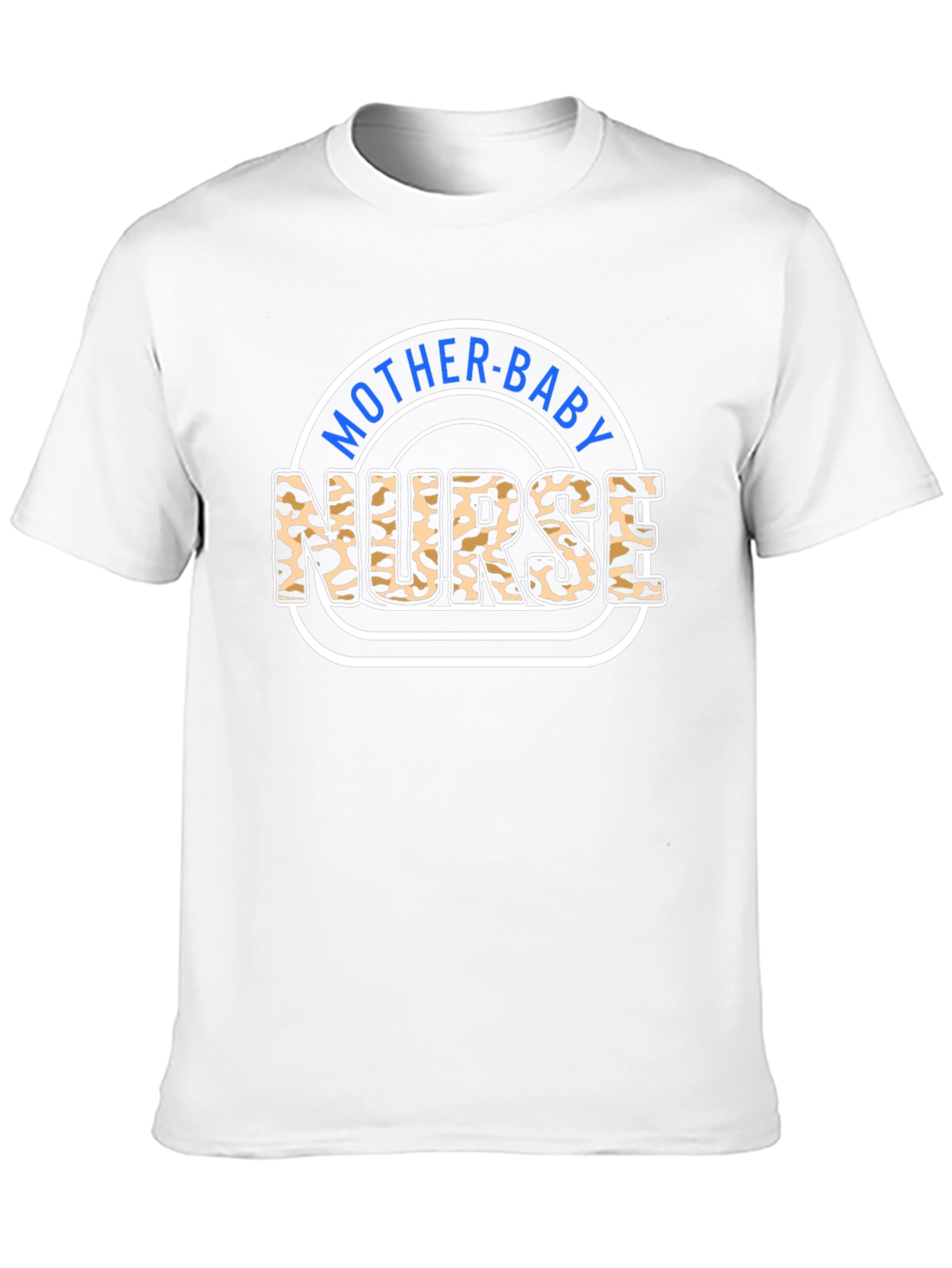 Mother-Baby Nurse Leopard Print T-Shirt