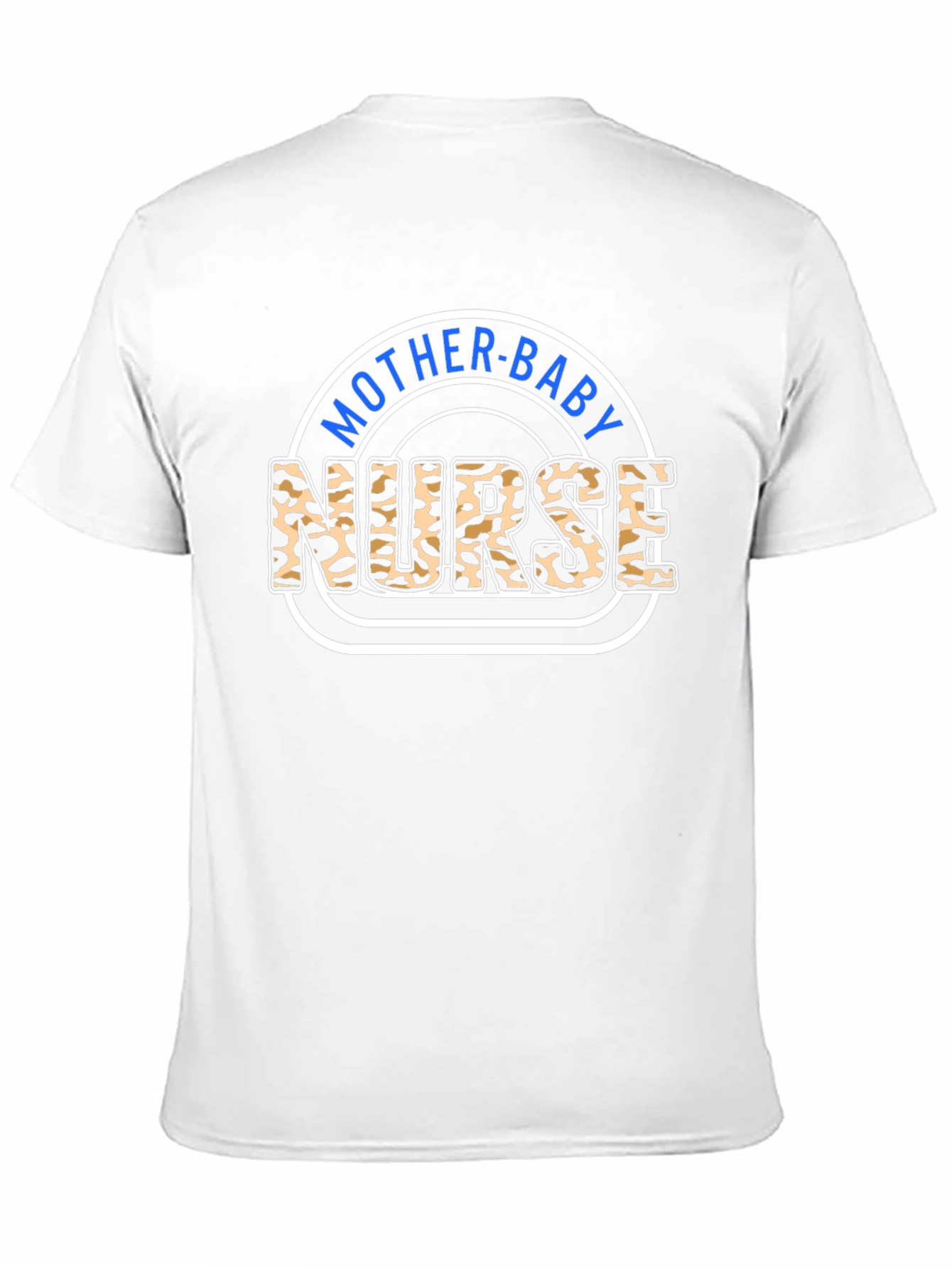 Mother-Baby Nurse Leopard Print T-Shirt