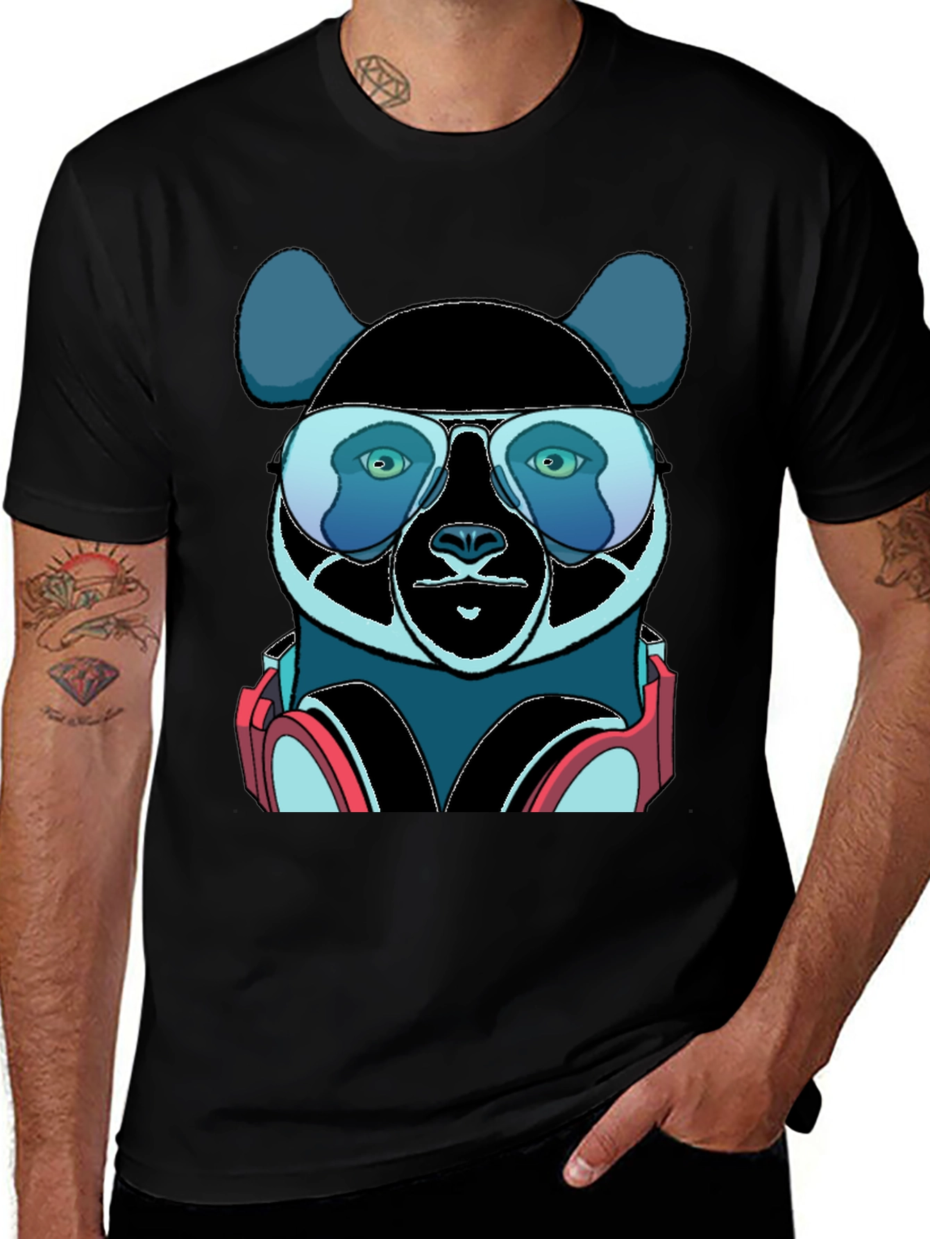 Cool Panda Graphic Tee