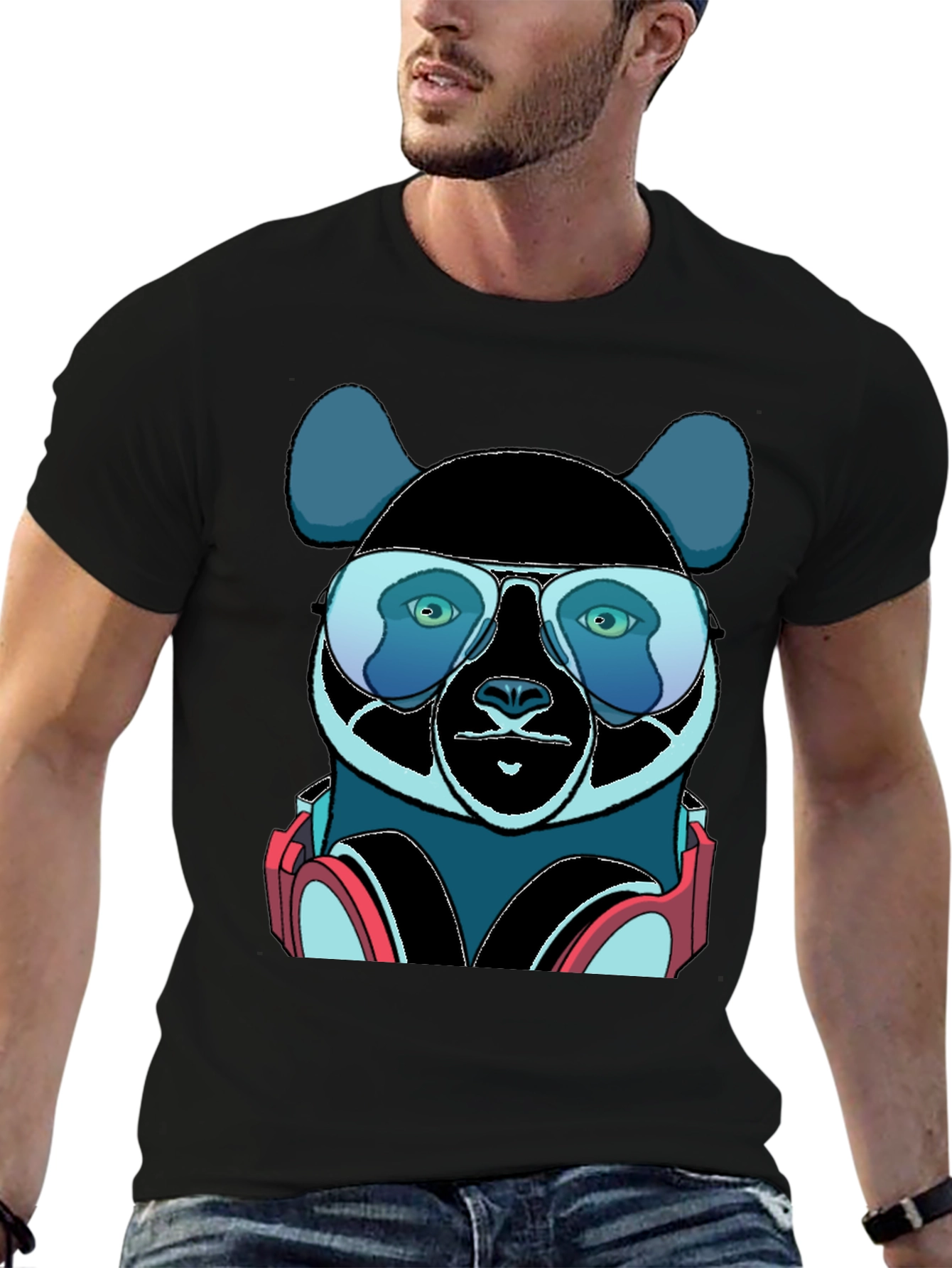 Cool Panda Graphic Tee