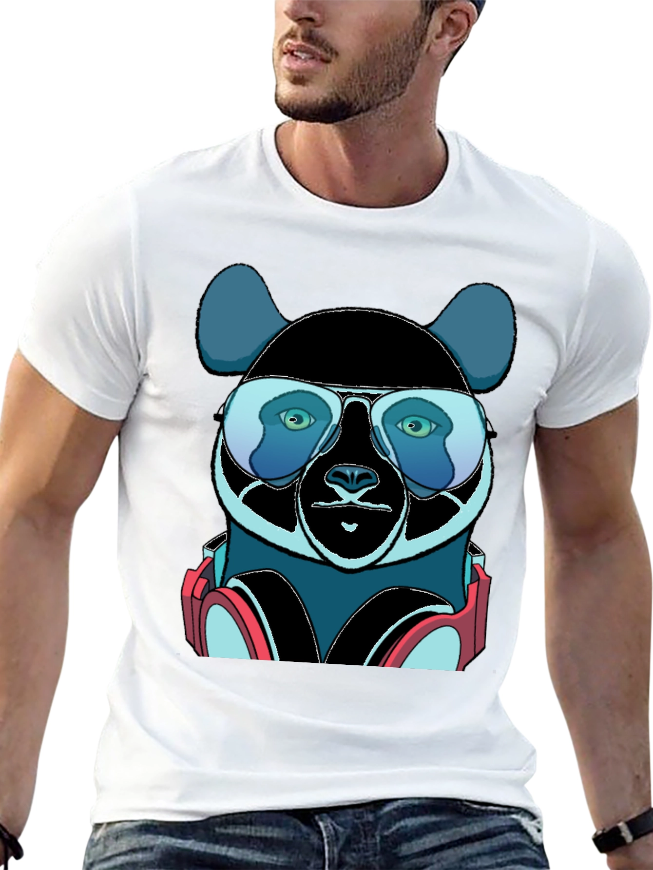Cool Panda Graphic Tee
