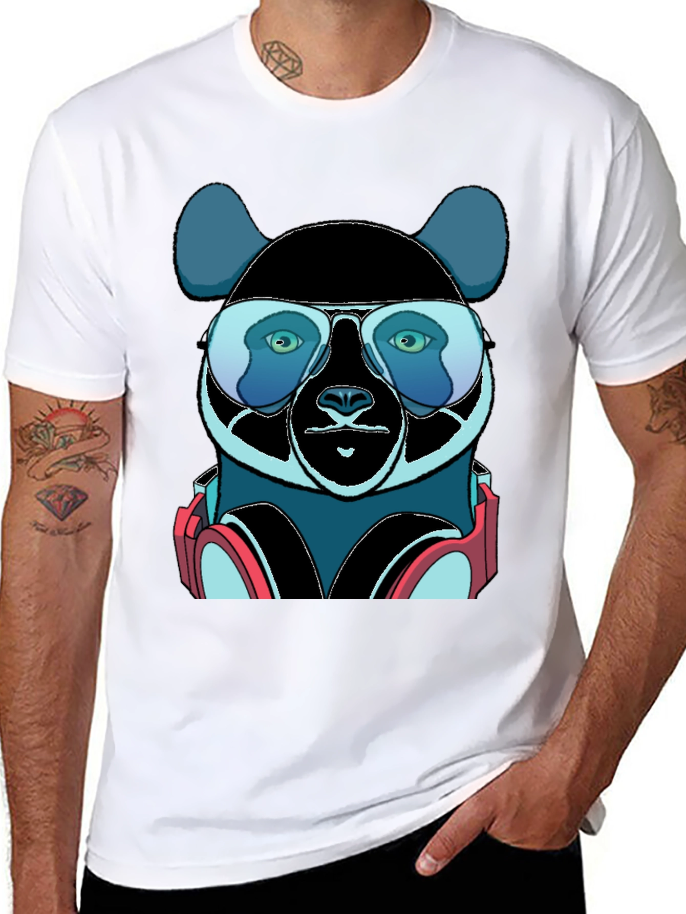 Cool Panda Graphic Tee