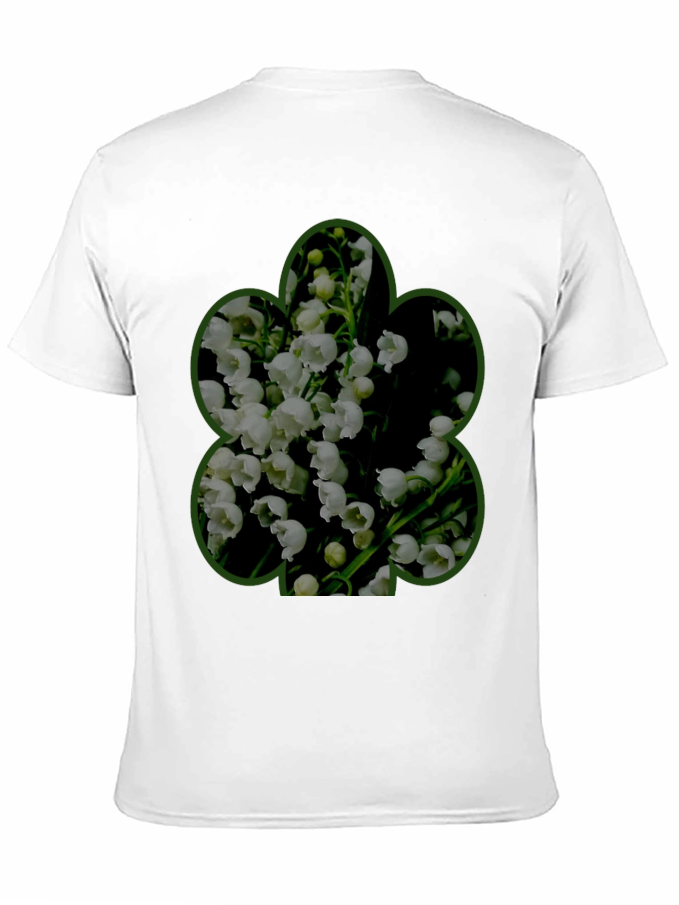 Floral Shamrock Graphic Tee - Mens Black T-Shirt