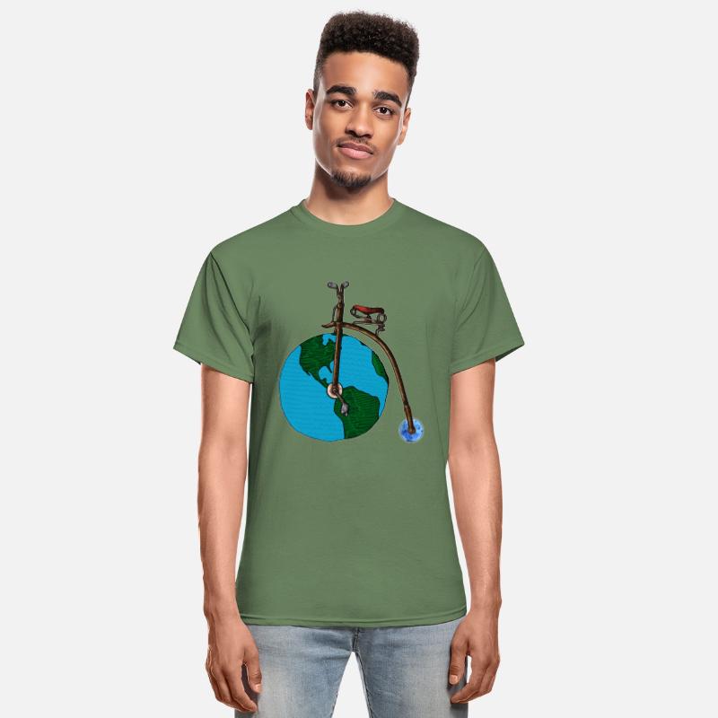 Save The Planet Earth Penny Farthing Bicycle Art
