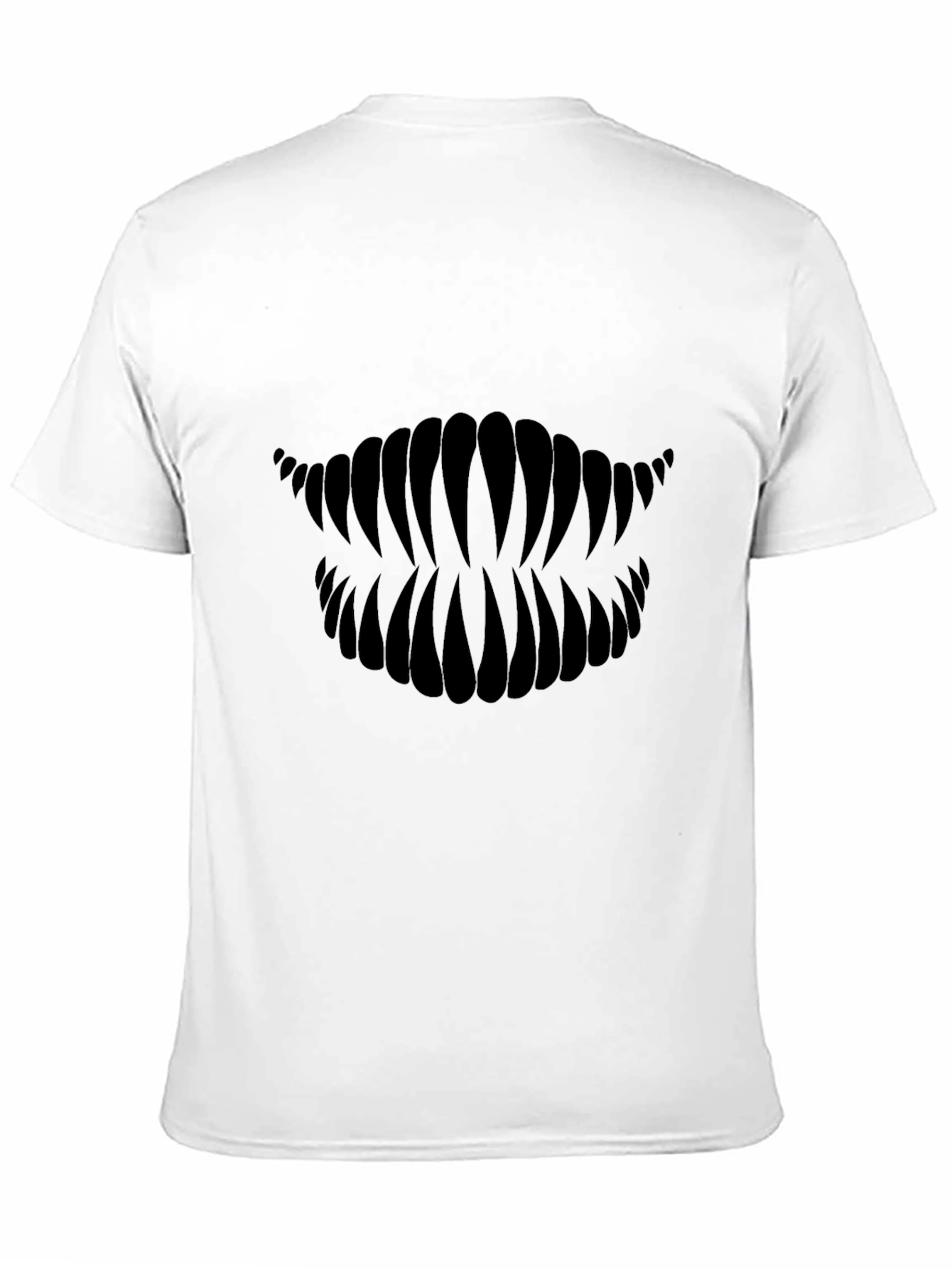 Monster Teeth Graphic Black T-Shirt