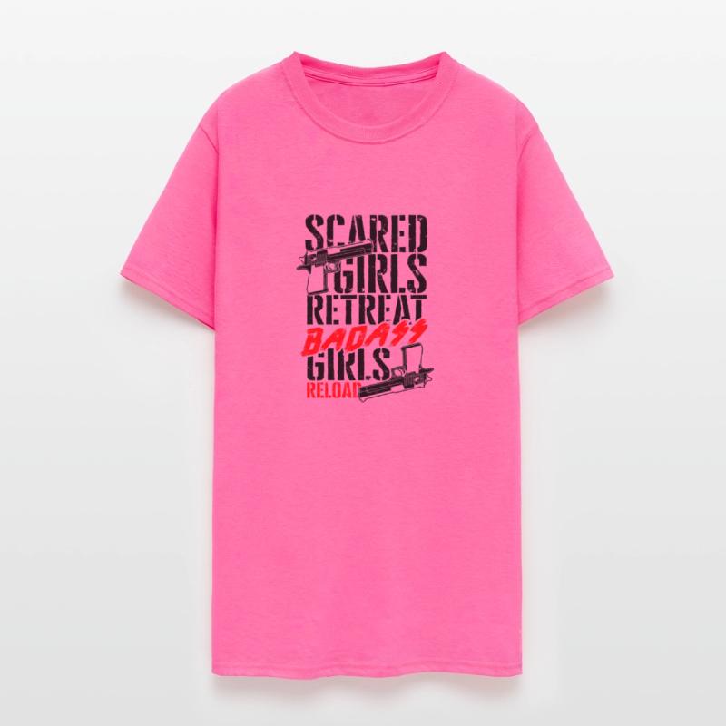 Scared Girls Retreat Badass Girls Reload - gun