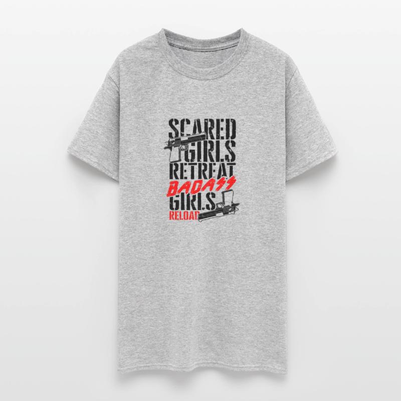 Scared Girls Retreat Badass Girls Reload - gun