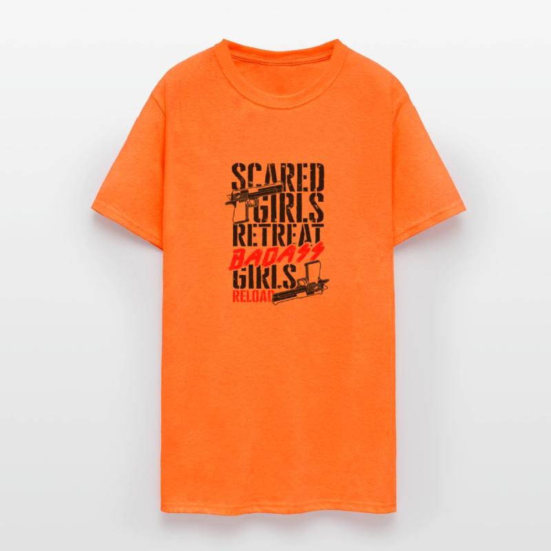 Scared Girls Retreat Badass Girls Reload - gun