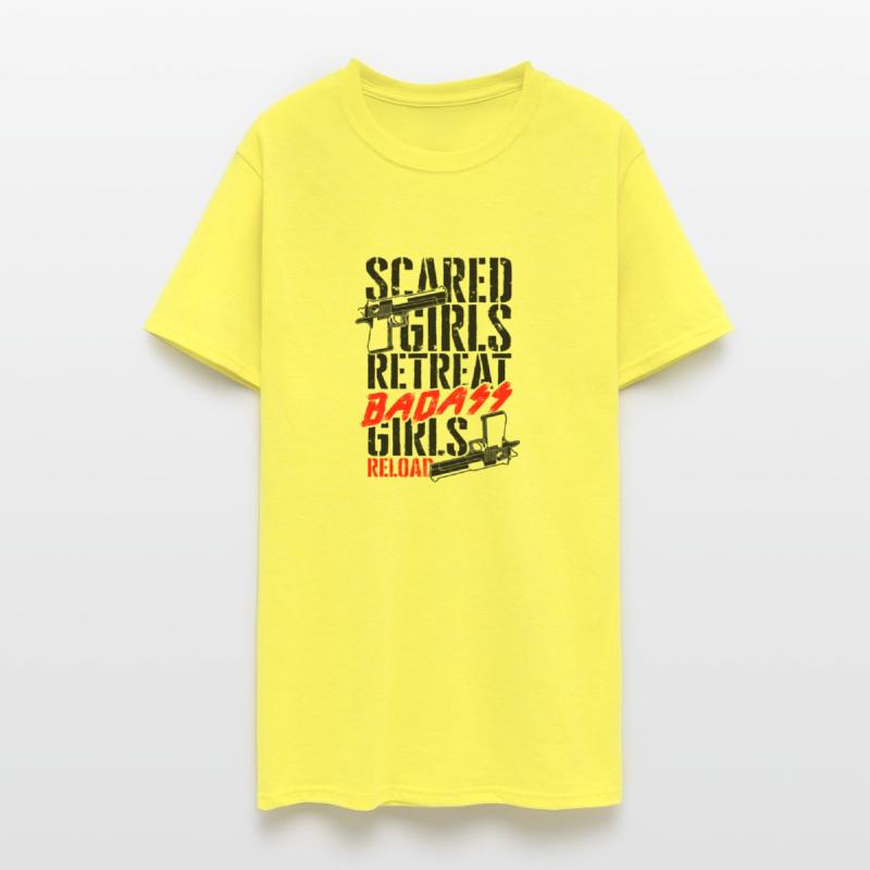 Scared Girls Retreat Badass Girls Reload - gun