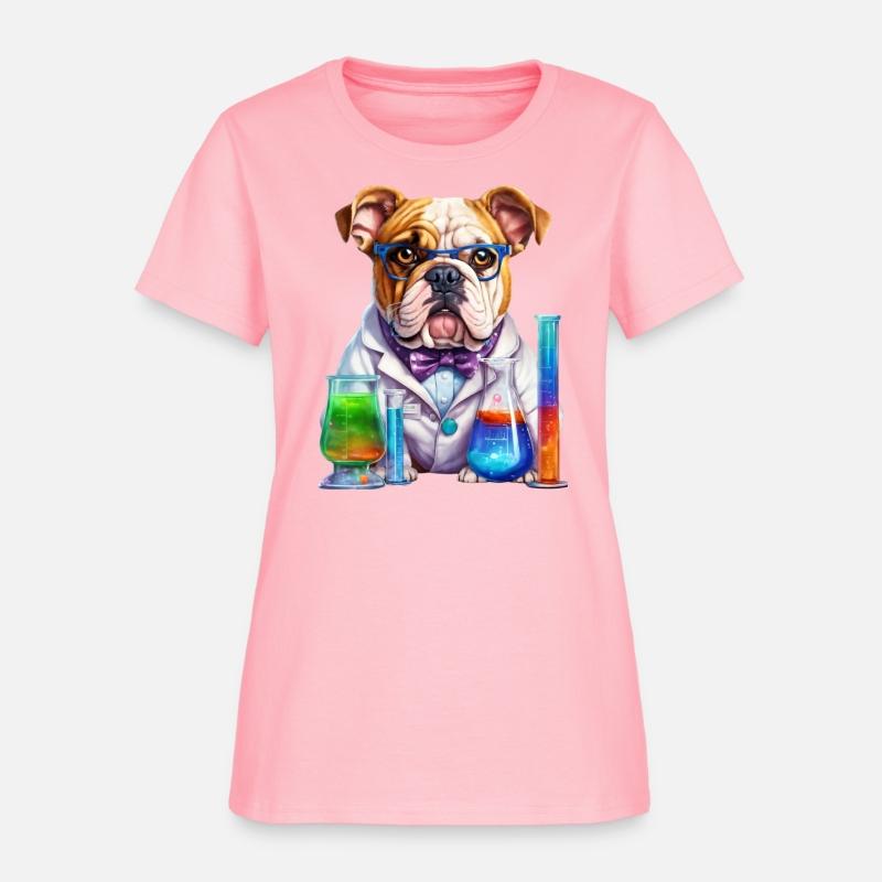 Scientist dog. Dog wearing glasses, white coat, bo