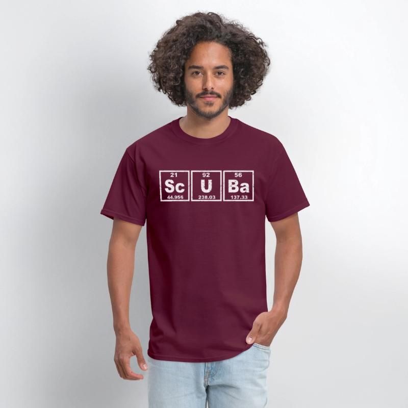 Scuba Diving Periodic Elements Gear Equipment Nerd