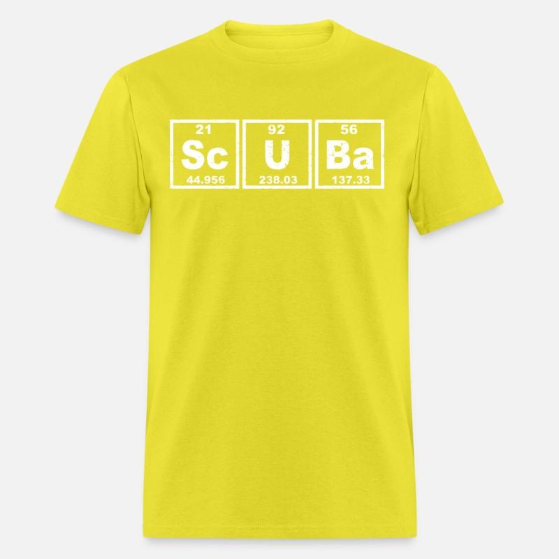 Scuba Diving Periodic Elements Gear Equipment Nerd
