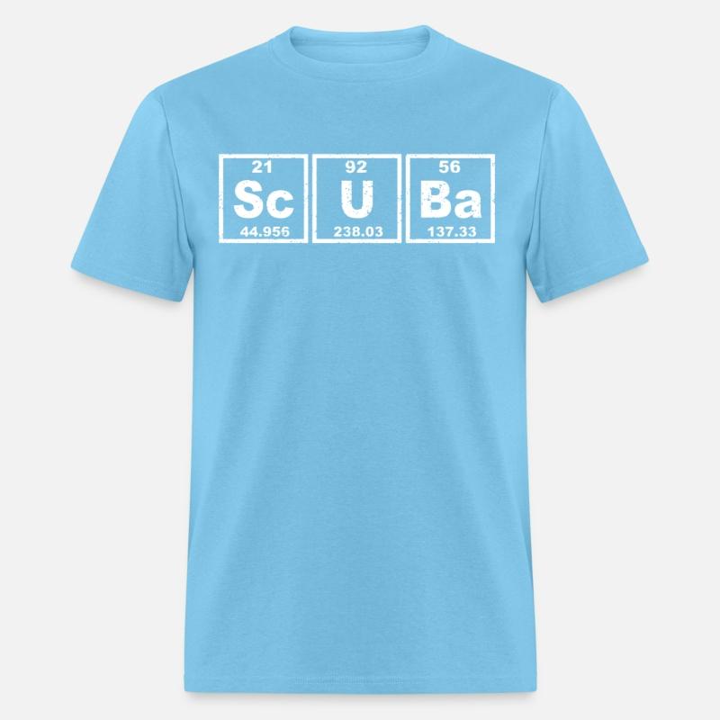 Scuba Diving Periodic Elements Gear Equipment Nerd