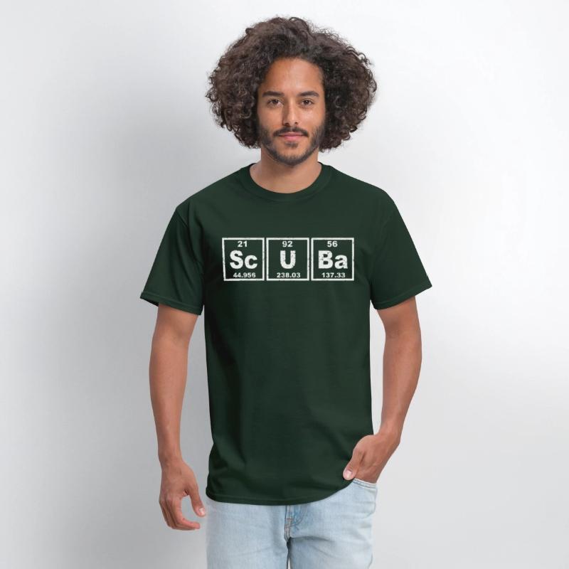 Scuba Diving Periodic Elements Gear Equipment Nerd