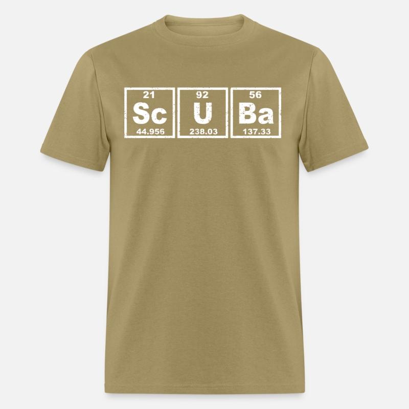 Scuba Diving Periodic Elements Gear Equipment Nerd
