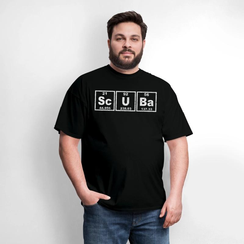 Scuba Diving Periodic Elements Gear Equipment Nerd