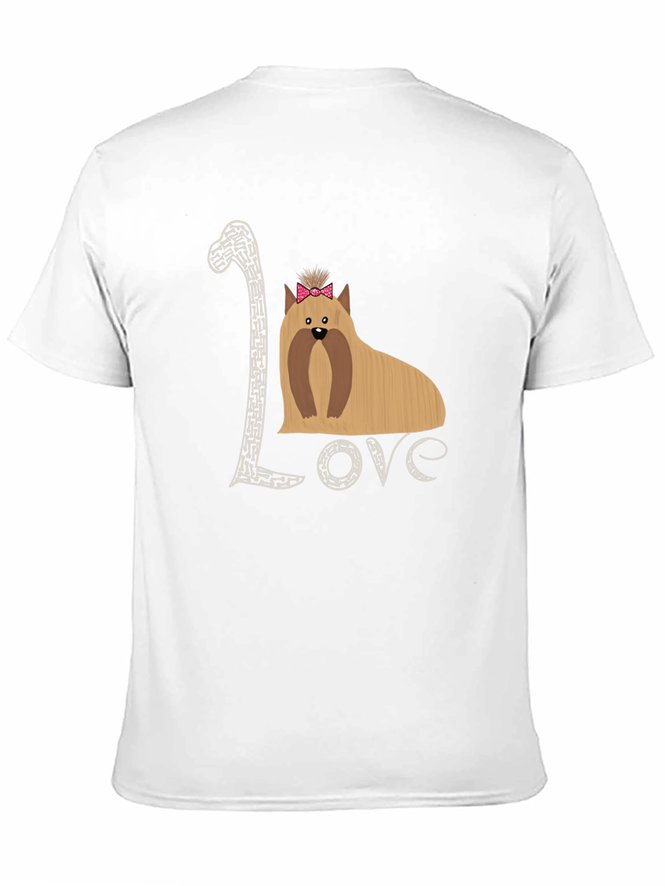 Love Yorkshire Terrier Black T-Shirt