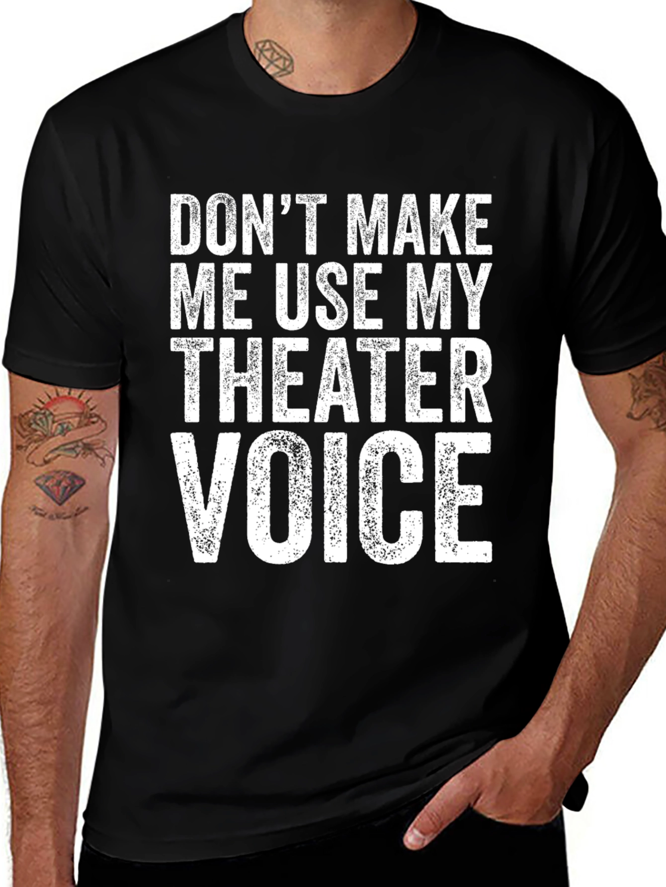 Theater Voice T-Shirt Funny Actor Gift Tee