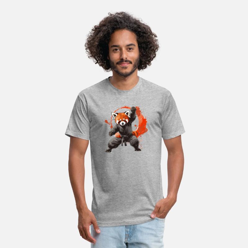 Shaolin style red panda T-shirt